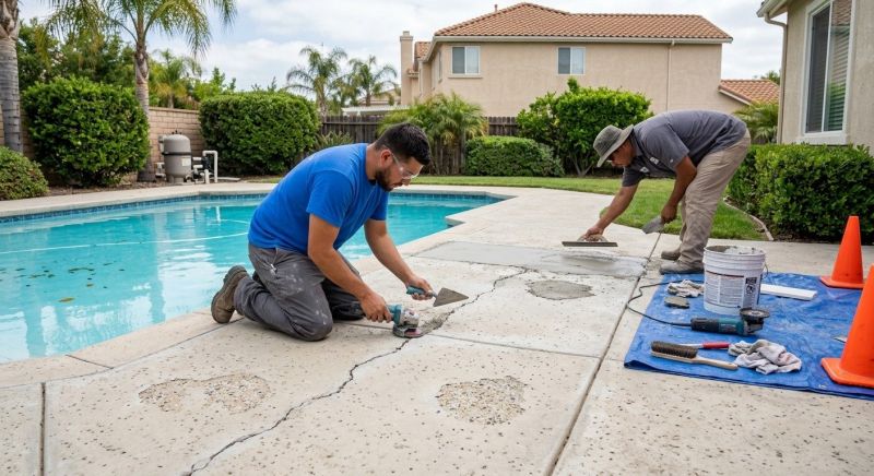Cement Patio Repair in Albany, NY