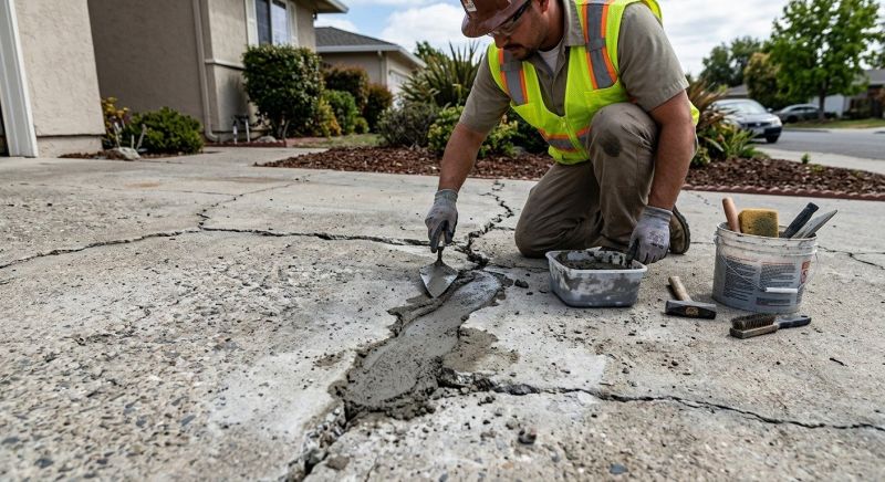 Garage Crack Repair in Corpus Christi, TX