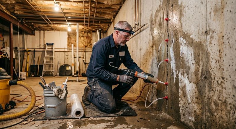 Wet Basement Repair in Tampa, FL